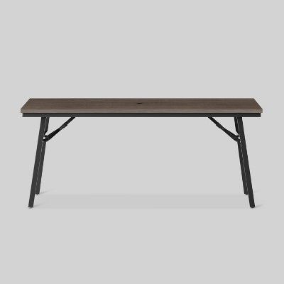 Mantega Faux Wood Rectangle Folding Patio Dining Table - Project 62™ | Target