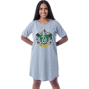 Harry Potter Womens' Hogwarts All Houses Wizarding World Nightgown Sleep Pajama Shirt | Amazon (US)