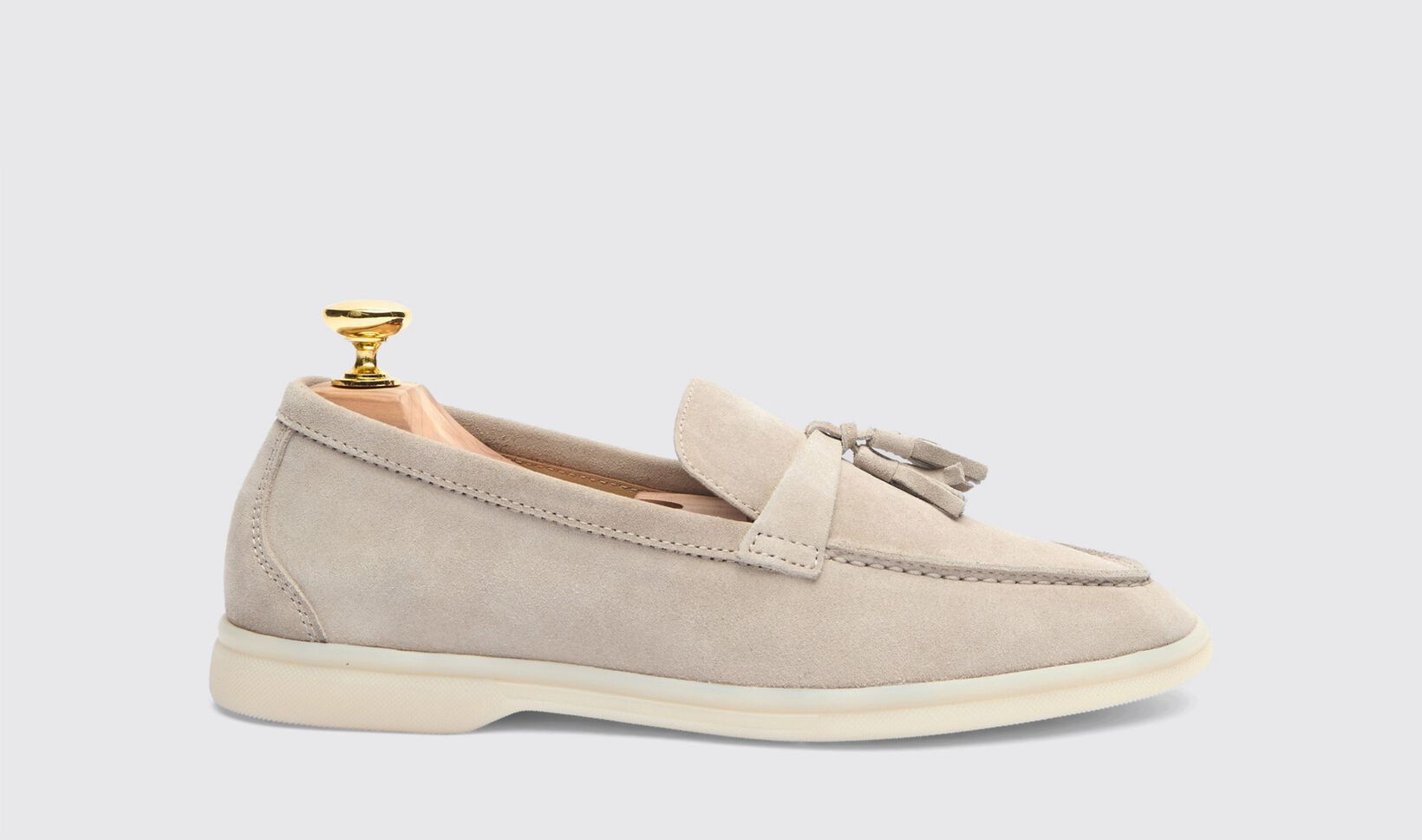 Leandra Sand Suede Loafers for Women | Scarosso® | Scarosso