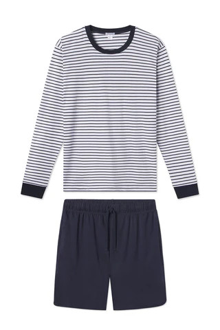 Men's Pima Long-Short Set in Eclipse | Lake Pajamas