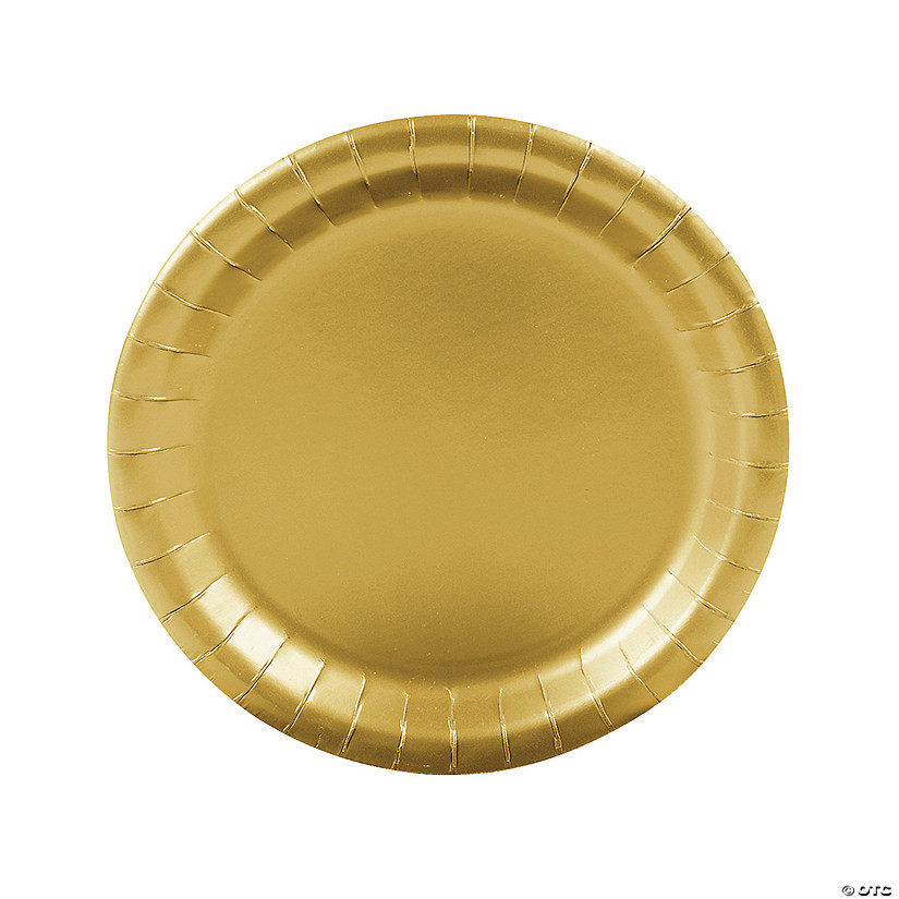 Single Color Paper Dinner Plates - 24 Ct. | Oriental Trading Company