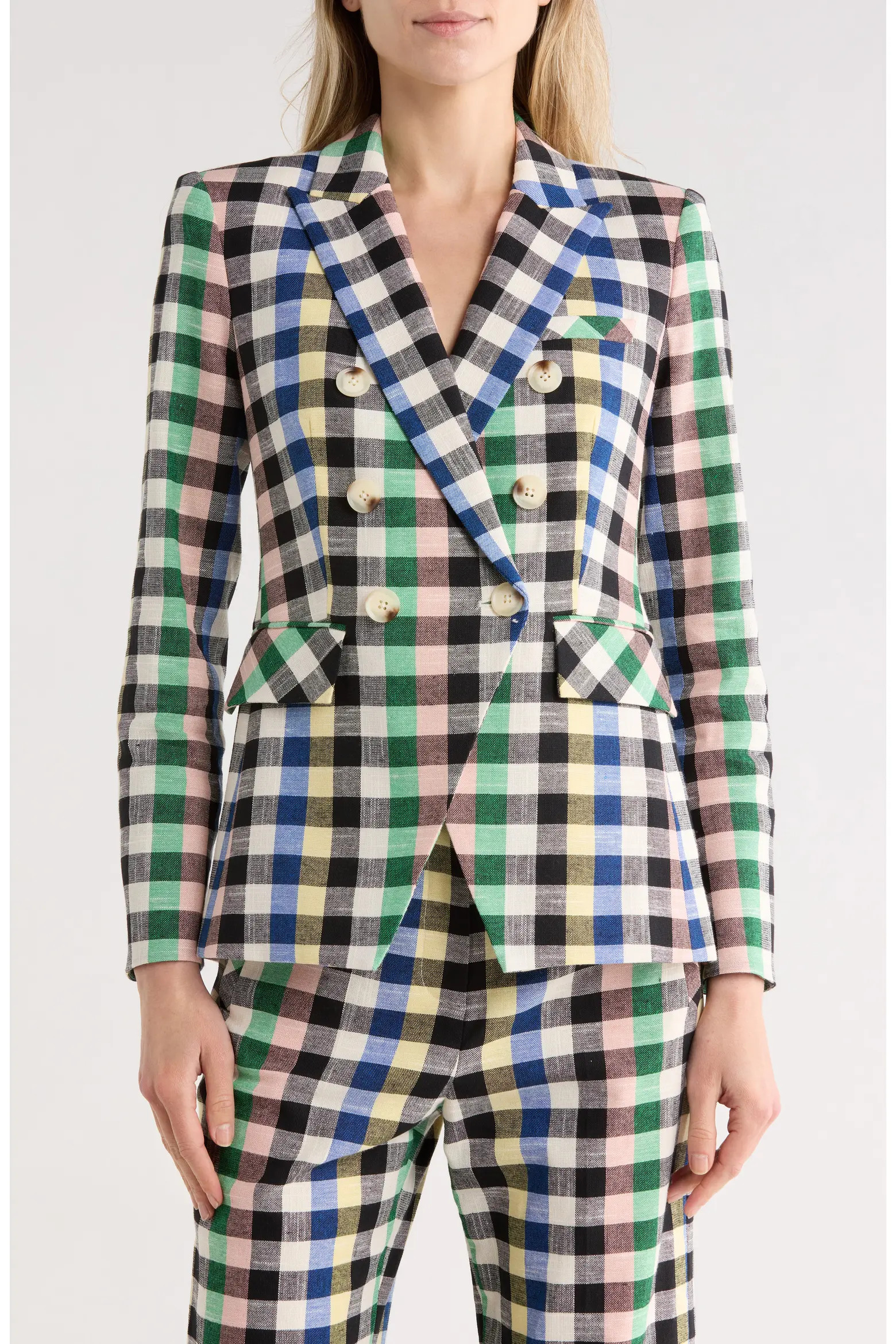Veronica Beard Miller Check Cotton Blend Dickey Jacket (Women) | Nordstromrack | Nordstrom Rack