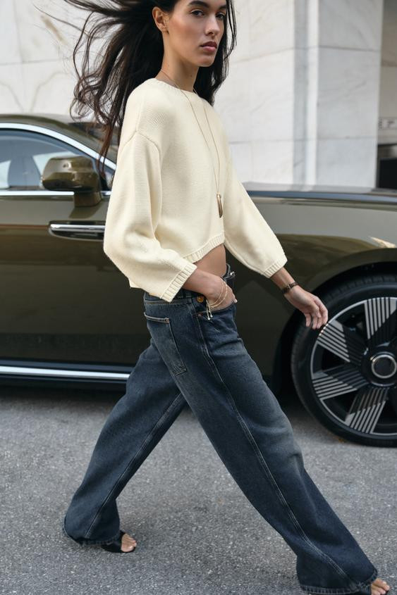 SHORT KNIT JUMPER | Zara UK