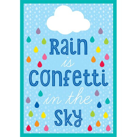 Hello Sunshine Rain Is Confetti in the Sky Chart | Walmart (US)