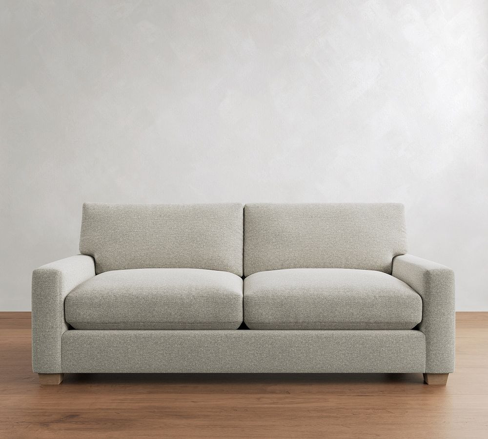 PB Comfort Modern Square Arm Sofa (62"-118") | Pottery Barn (US)