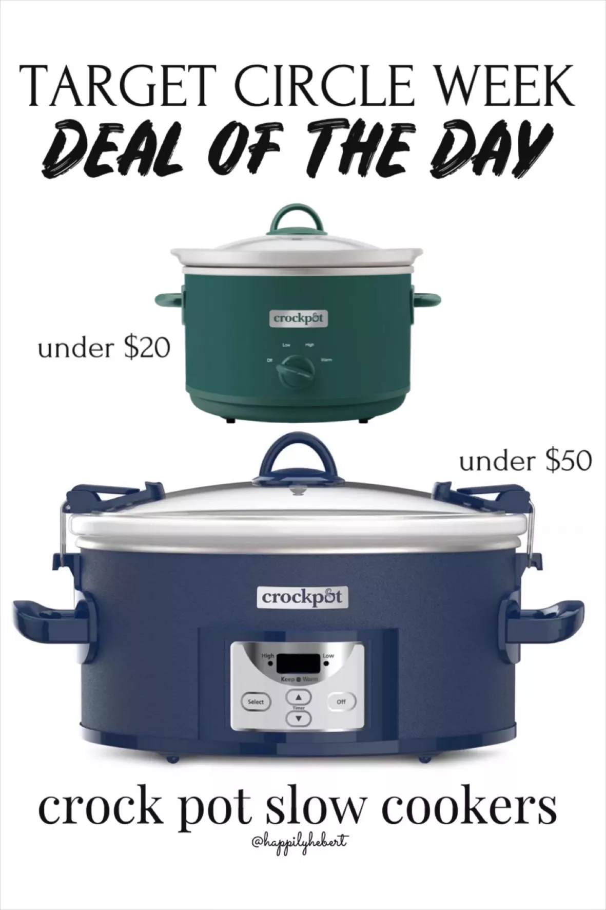 Crock-pot 7qt One Touch Cook And Carry Slow Cooker - Blue : Target