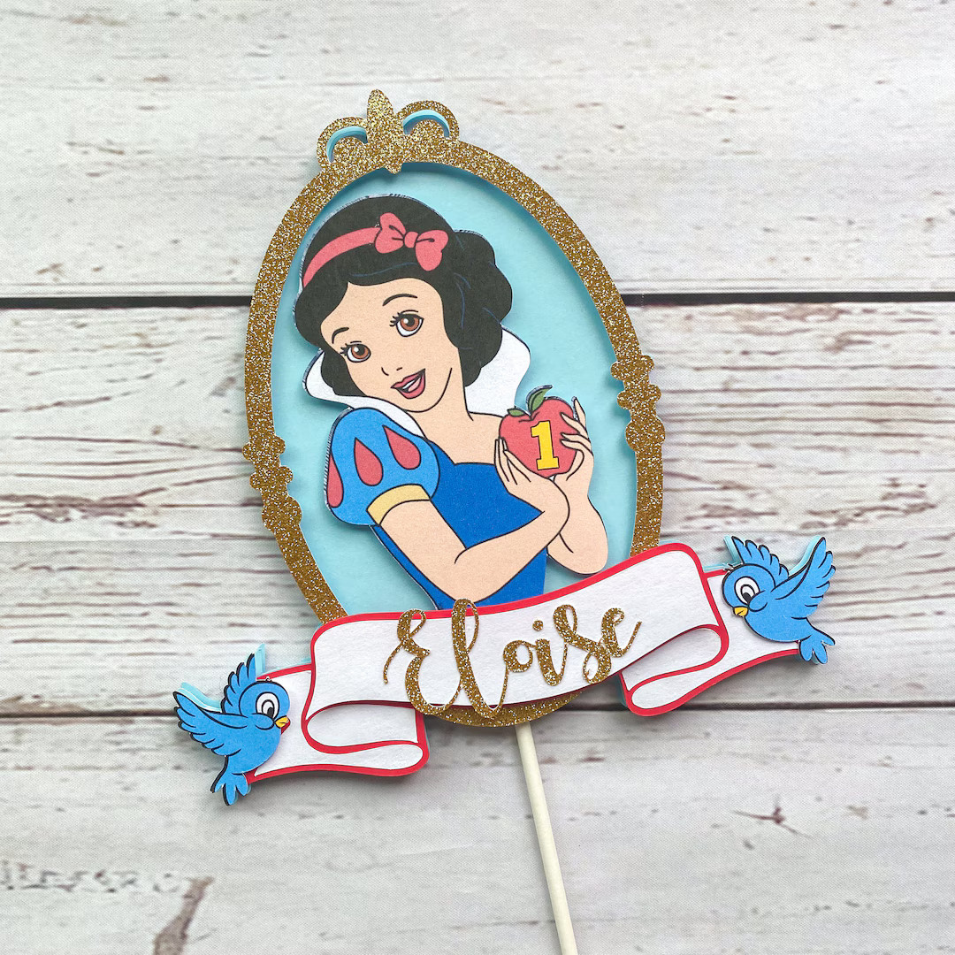 Snow White Cake Topper - Etsy | Etsy (US)