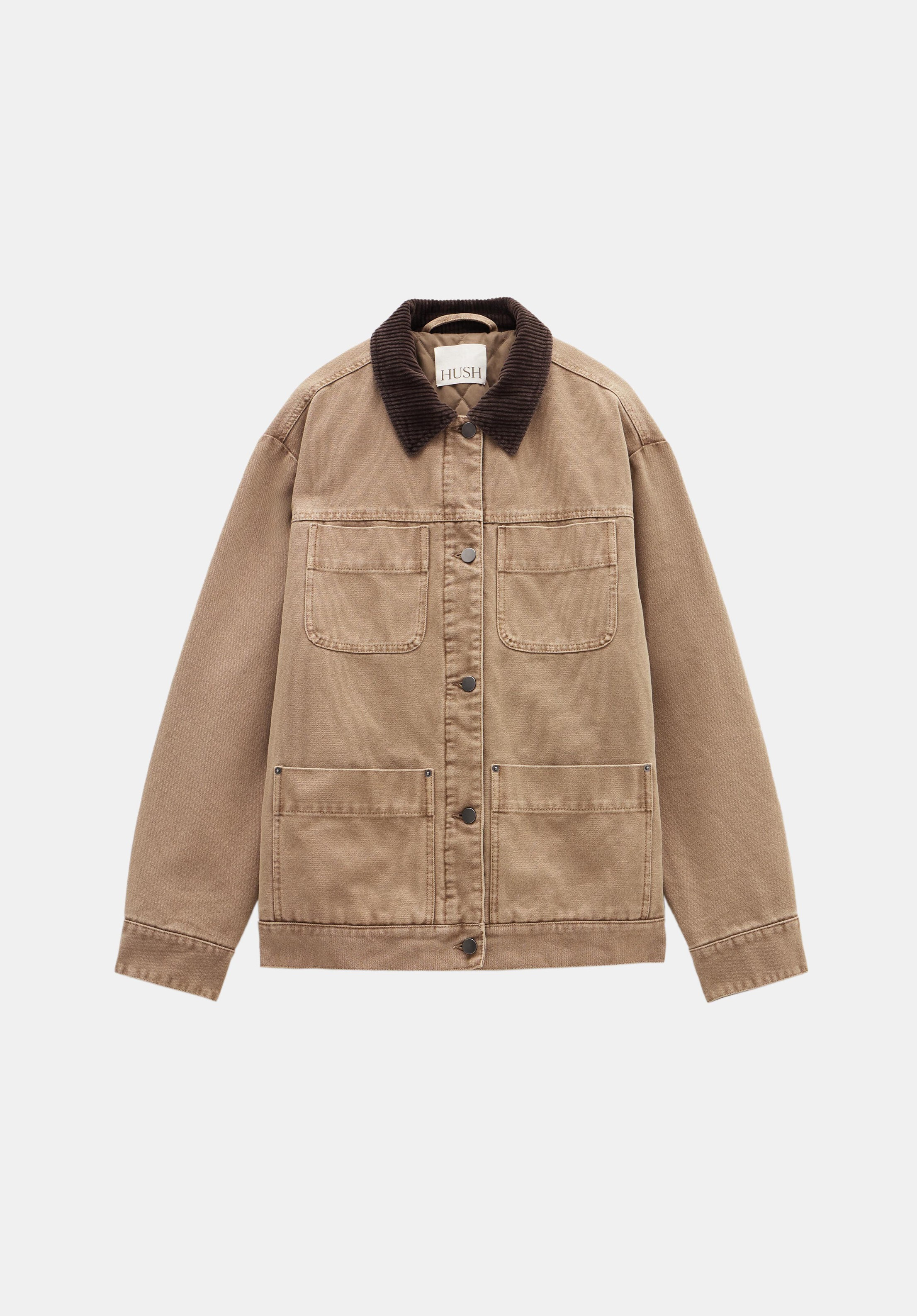 Cord Collar Barn Jacket | Hush UK