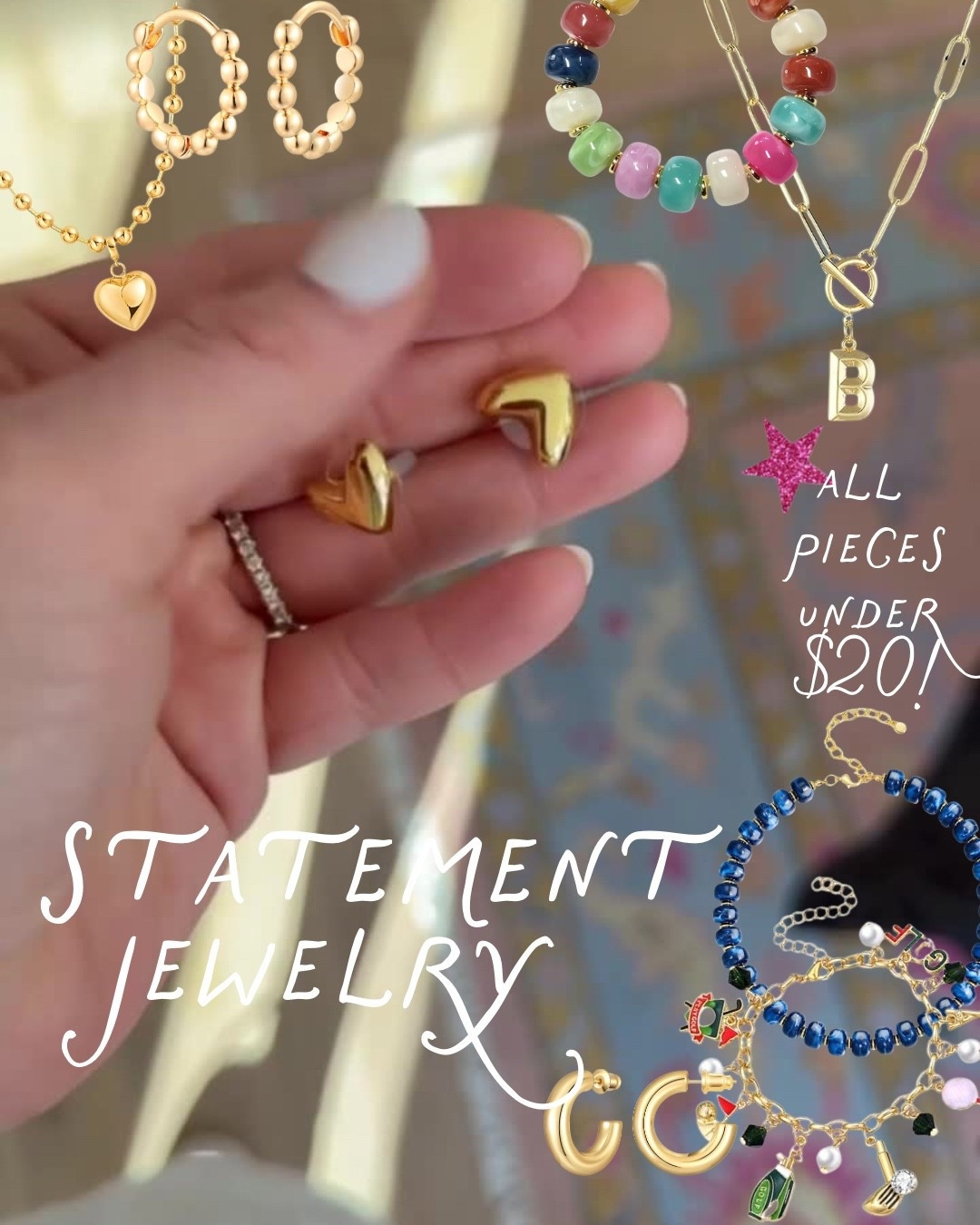 Statement jewelry all fall long! These Amazon pieces are just a few of my favorites. Nothing makes an outfit better than a fun piece of jewelry! ✨

 #LTKootd #LTKmomlife #LTKSeasonal