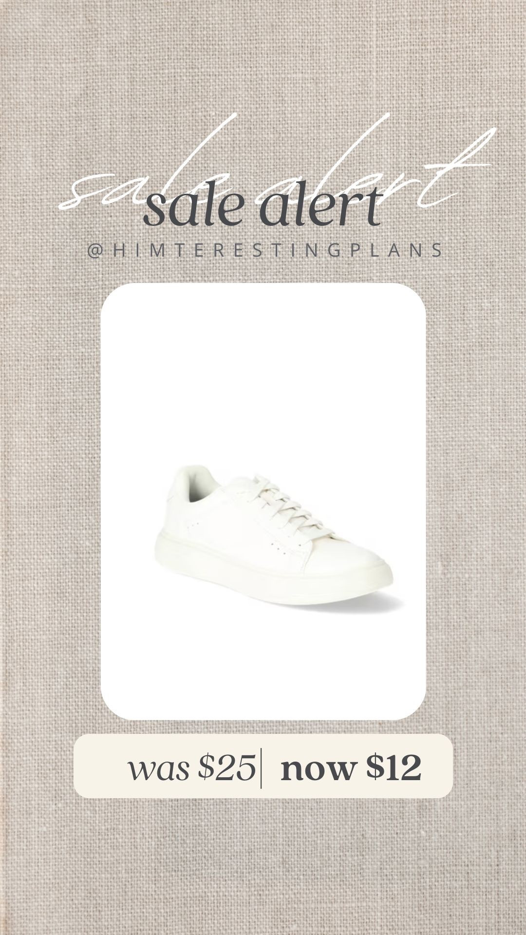 My go to white sneakers are only $12 today!  I sized up a half size.  

#LTKMens #LTKSaleAlert #LTKShoeCrush