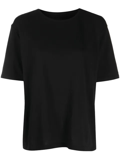 KHAITE Mae short-sleeve Cotton T-shirt - Farfetch | Farfetch Global