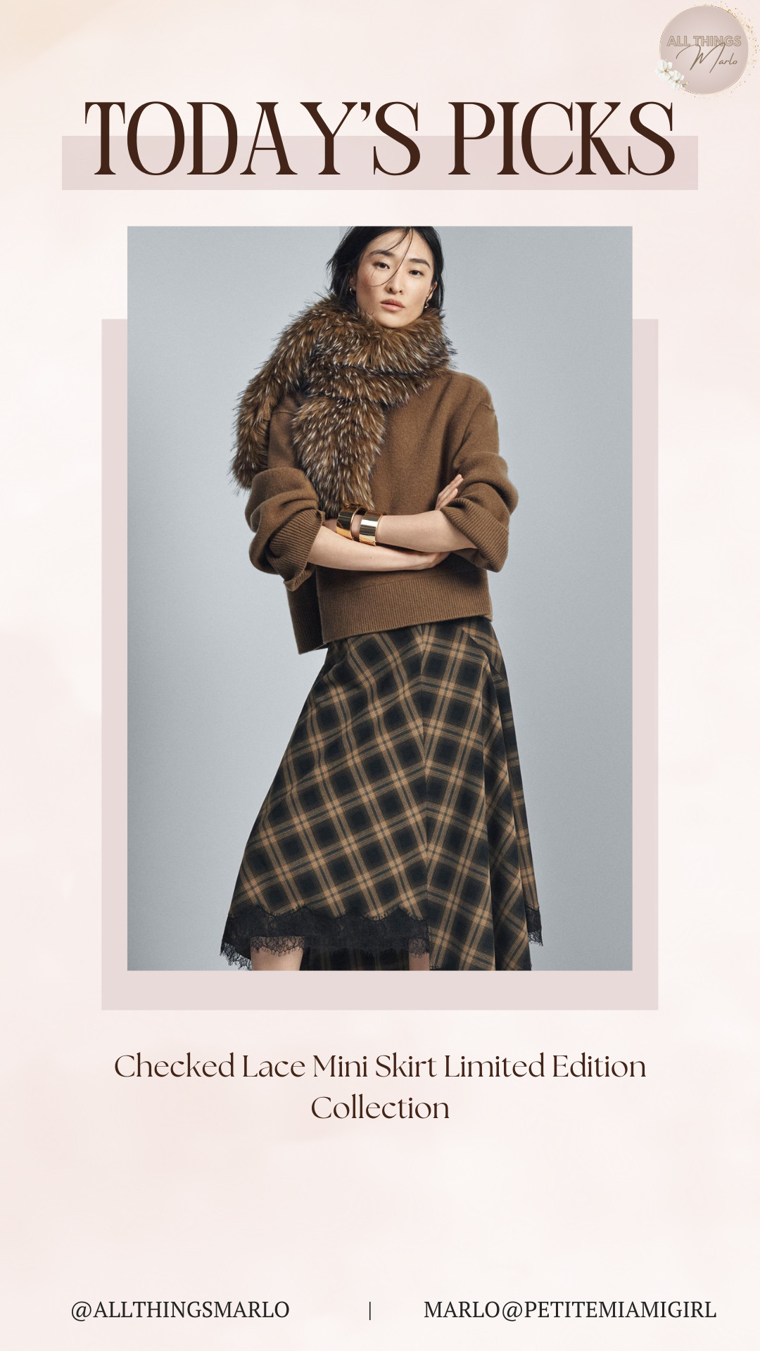 Checked Lace Mini Skirt Limited Edition Collection 

 #LTKHoliday #LTKootd #LTKSeasonal