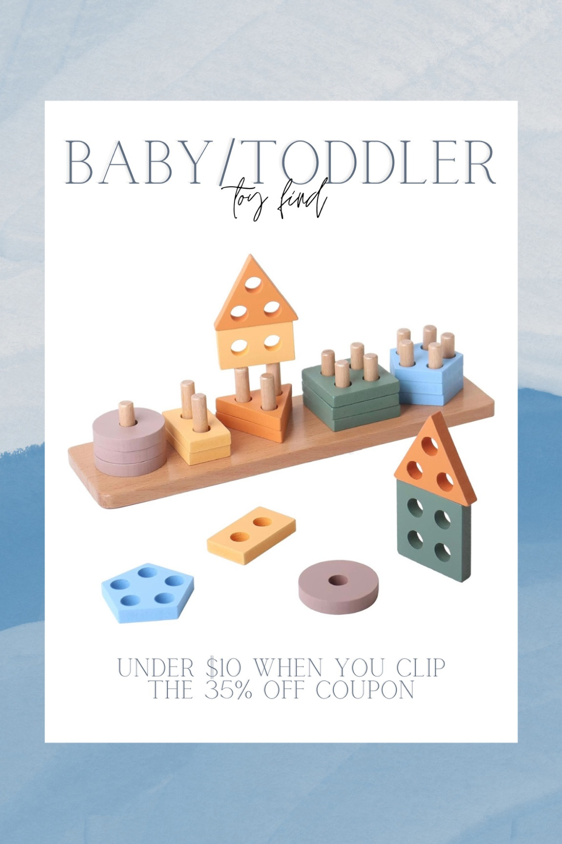 Under $10 | A great toy for sorting, shapes, and counting

toys, baby gift, toddler gift, one year old, two year old, baby registry, birthday gift,
Christmas gift, amazon find, Montessori, counting toy, developmental toy, teaching toy, baby boy, baby girl, neutral, sad beige baby, aesthetic, shape sorting

#LTKbaby #LTKFind #LTKkids