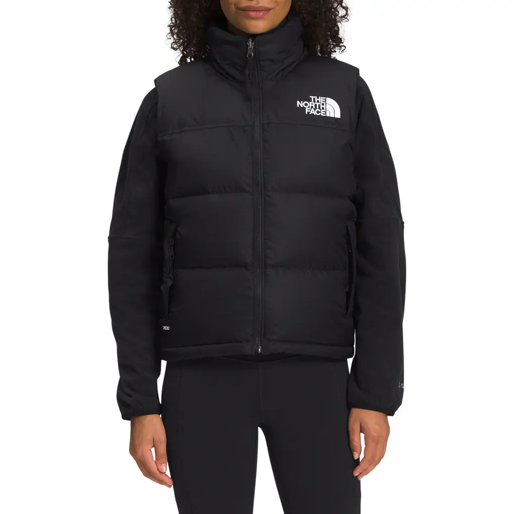 The North Face Nuptse® 1996 Packable 700 Fill Power Down Vest in Recycled Tnf Black at Nordstrom, Size X-Small | Nordstrom