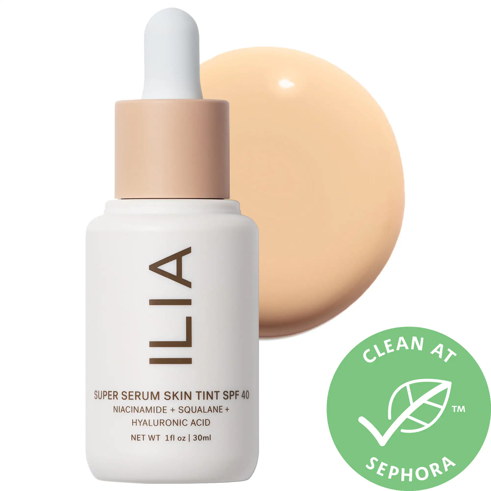 ILIA Super Serum Skin Tint SPF 40 Foundation 3 Balos 1 fl oz/ 30 ml | Sephora (US)