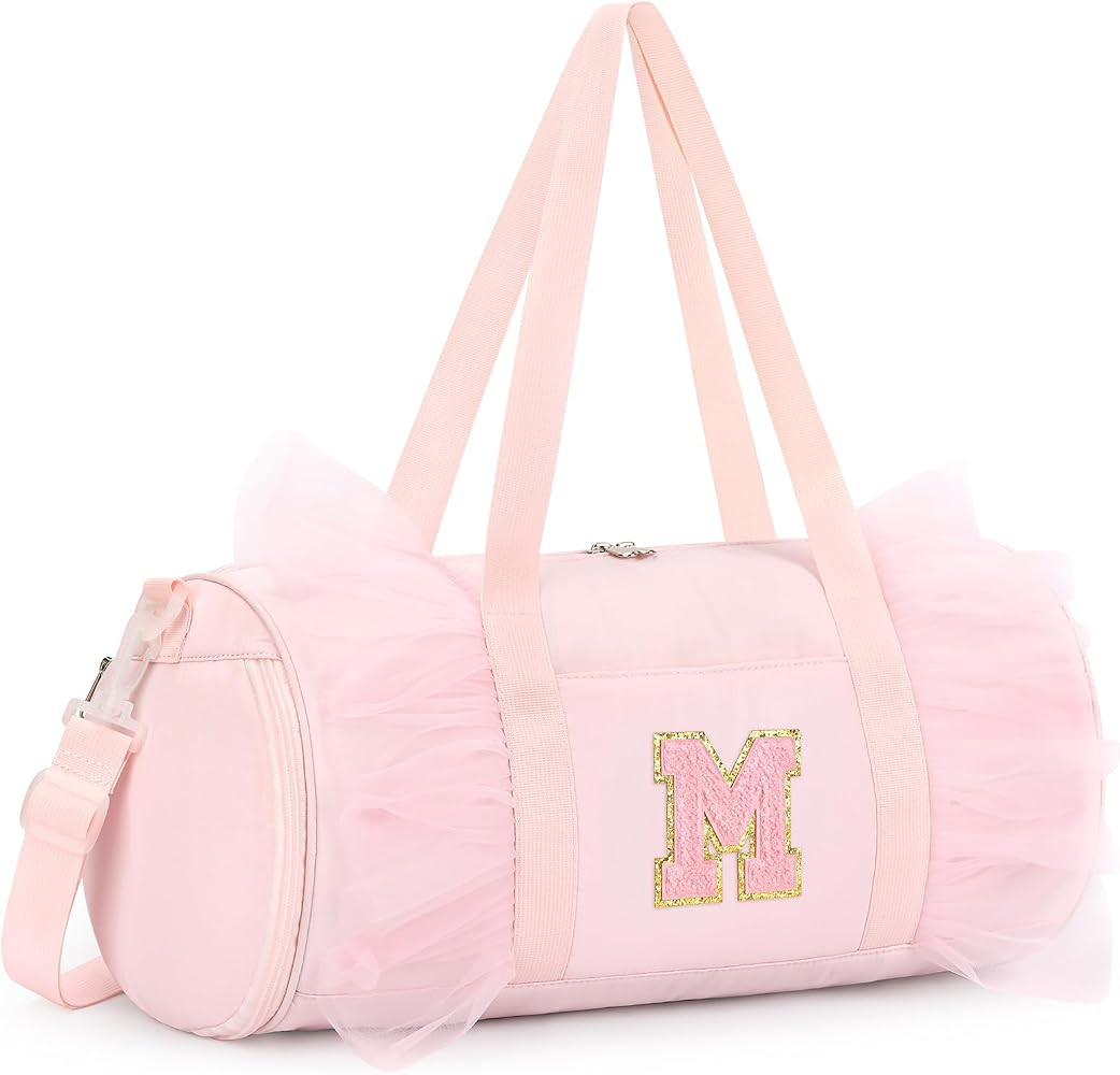 Dance Bag for Girls 6-8: Kids Duffle Bag - Ballet Bags for Girls 6-8 - Personalized Letter Girls ... | Amazon (US)