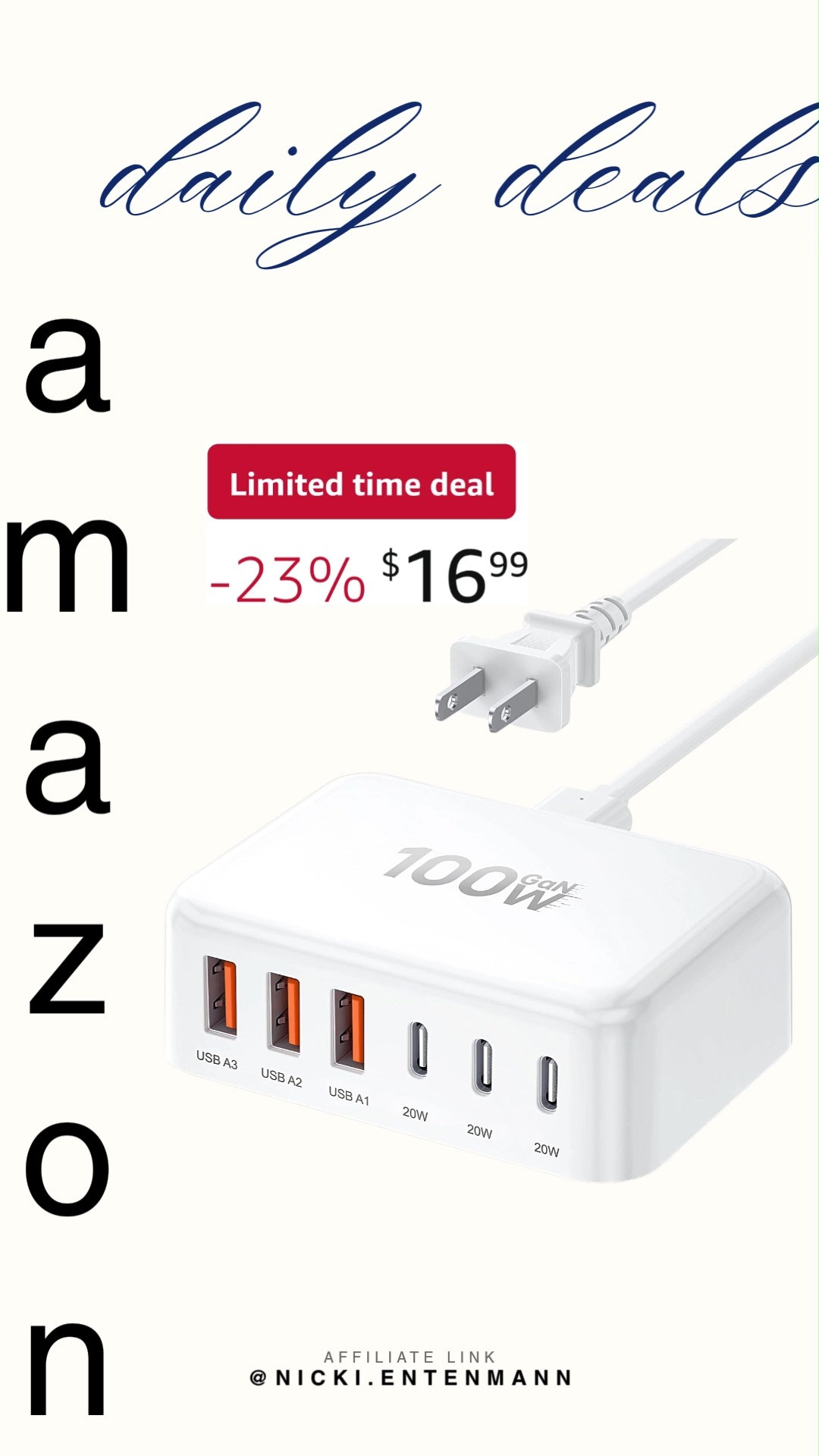 Power up with USB Fast Charger Block 100W Max 6-Port GaN Station crafted 50% smaller for modern convenience. Perfect for daily devices, it blends speed, style, and confidence seamlessly. #usbcharger #fastcharger #gancharger #chargingstation #techgear #powerhub #modernliving #amazonfinds #shoppingdeal #dailyessentials 🔌⚡📱 

 #LTKHome #LTKSaleAlert #LTKTravel