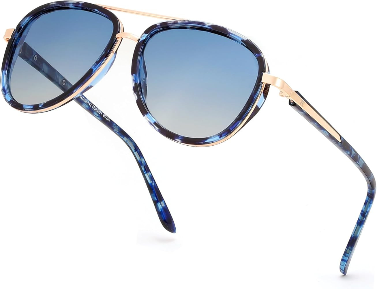 FEISEDY Gafas de sol de aviador polarizadas retro para mujeres y hombres, gafas de sol cuadradas ... | Amazon (US)