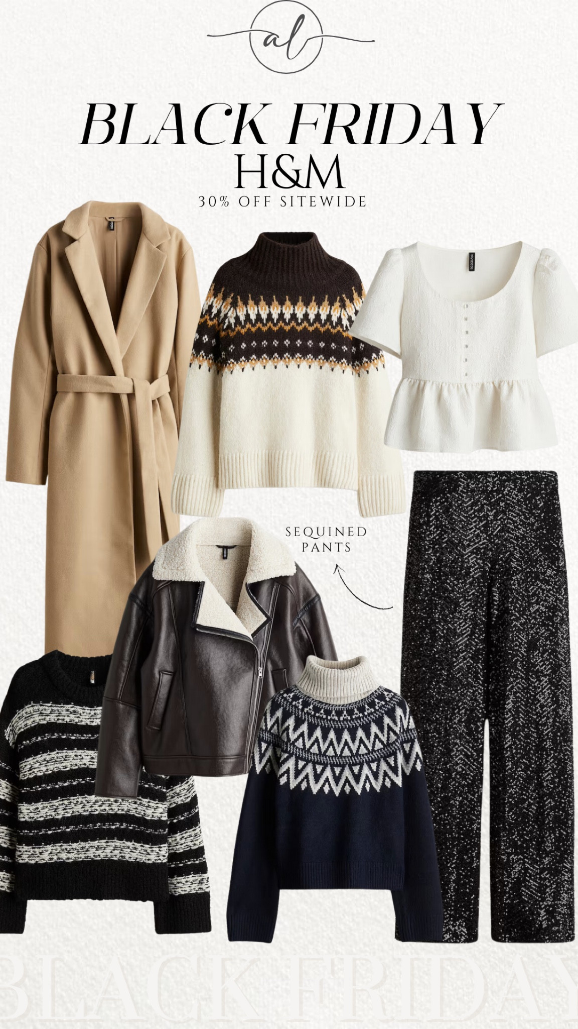 Black Friday at H&M! 30% OFF Sitewide. 

#LTKU #LTKStyleTip #LTKSaleAlert