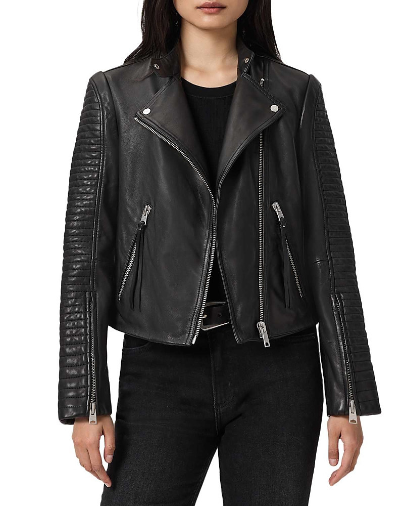 Allsaints Raul Leather Biker Jacket | Bloomingdale's (US)