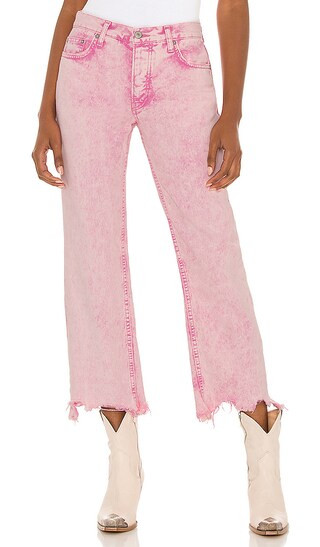 Maggie Jean in Pink Acid Wash | Revolve Clothing (Global)
