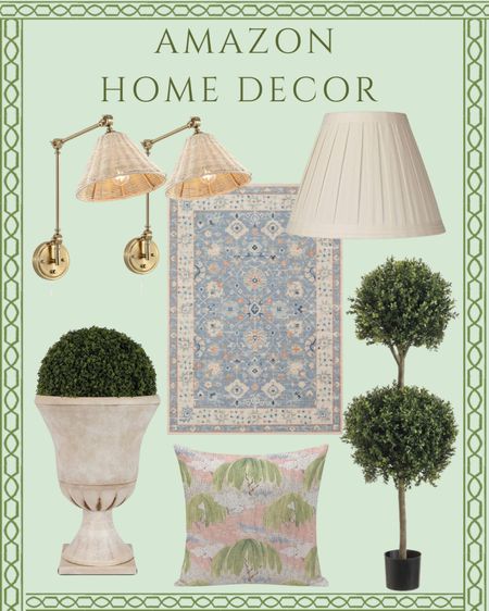 Some great items from Amazon for the home! 

Planter, rug, pleated lampshade, sconce, pillow 

#LTKfindsunder100 #LTKhome