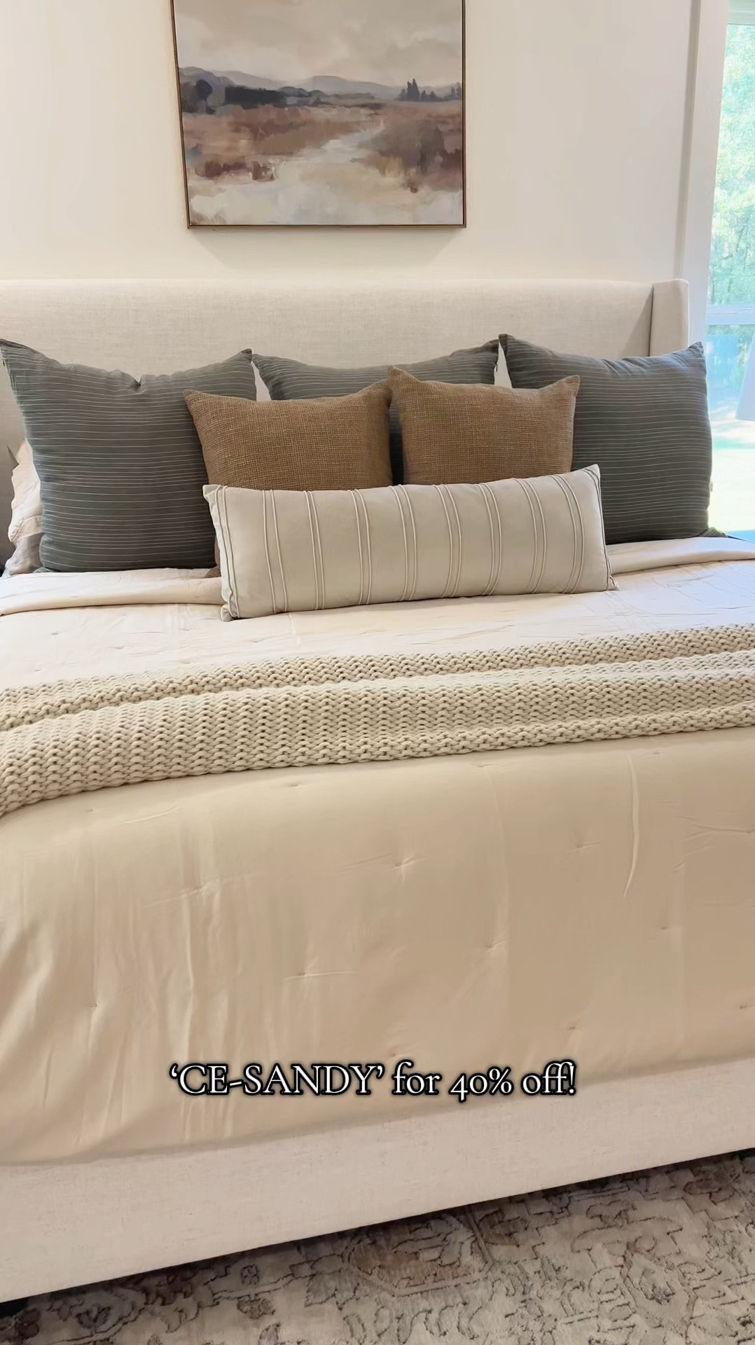 Cozy Earth for the best bedding! 
CE-SANDYF for 40% off! 

#LTKHome #LTKSaleAlert