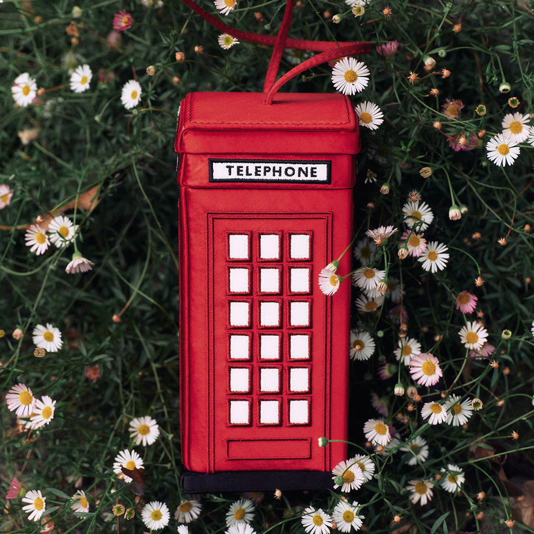 LULU RED LULU CALLING PHONEBOX CLUTCH | Lulu Guinness (UK)