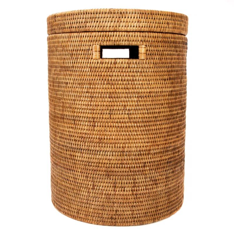 Kana Round Laundry Hamper with Lid | Wayfair North America