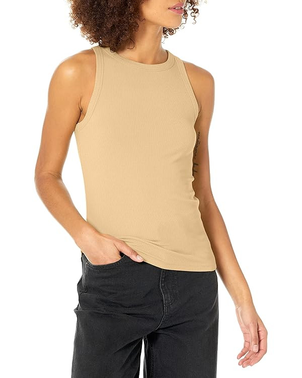 The Drop Women's Valerie Cutaway-Neck Racerback Rib Knit Tank Top | Amazon (US)