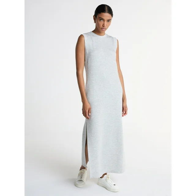 Scoop Women's and Women’s Plus Ultimate ScubaKnit Sleeveless Maxi Dress, Sizes XS-4X | Walmart (US)