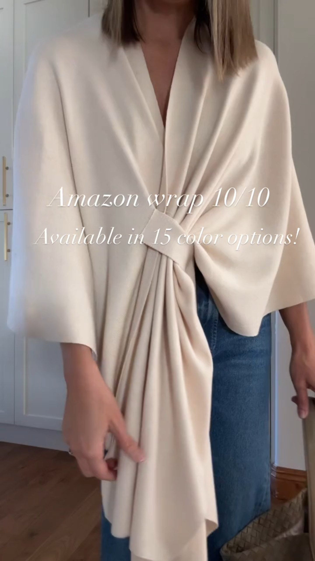 I wear this Amazon wrap all the time. It has worn very well over the last six months and comes in a ton of colors perfect for spring.

#LTKSeasonal #LTKOver40 #LTKgrwm