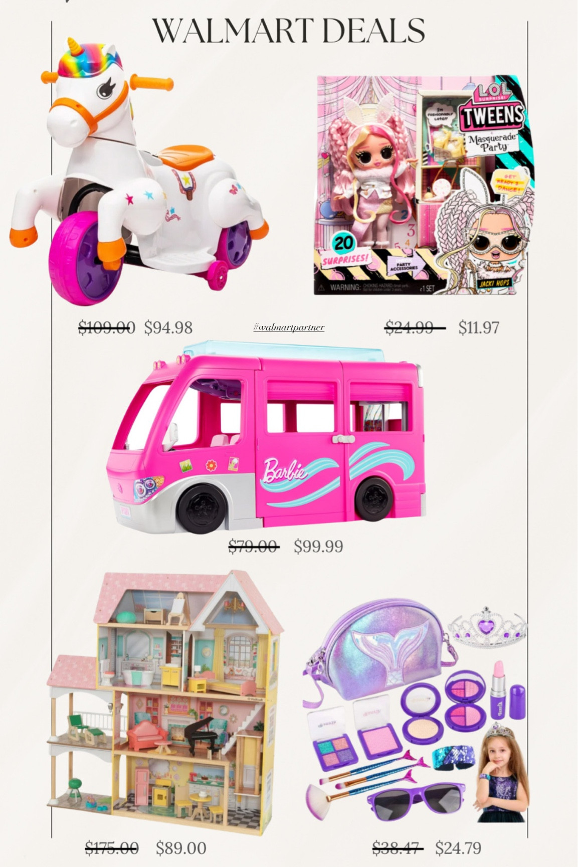 Gifts for girls on sale at Walmart! #walmartpartner 

#LTKGiftGuide #LTKHoliday #LTKfindsunder50