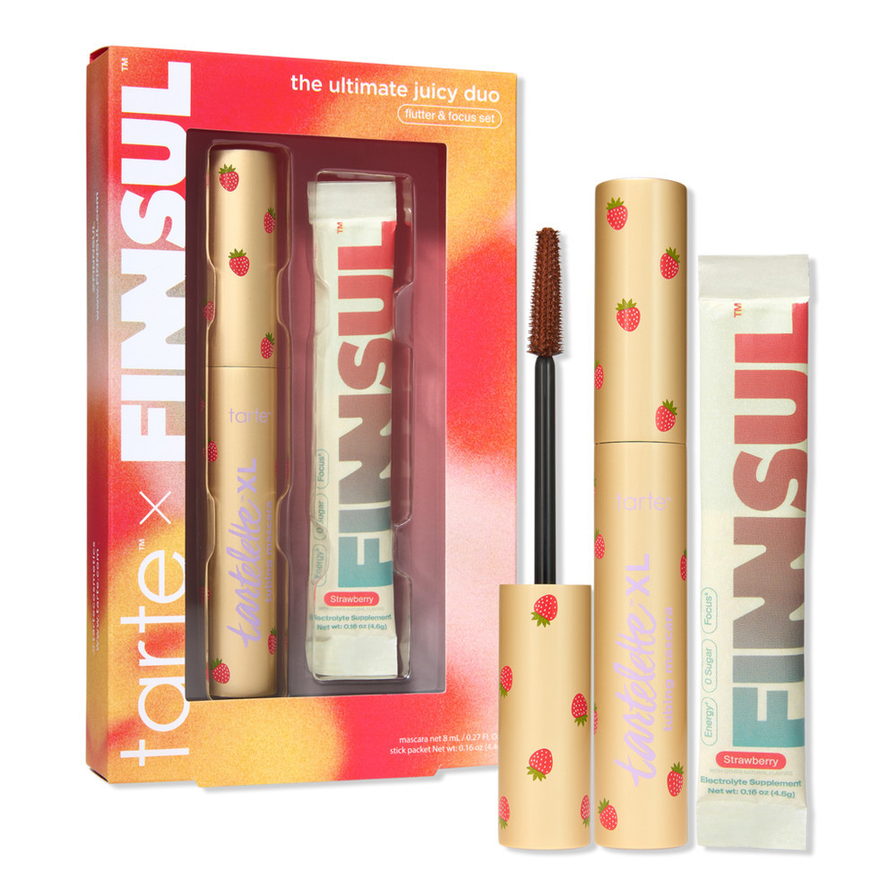 Tarte tarte X FINNSUL The Ultimate Juicy Duo Flutter & Focus Set with Brown XL Tubing Mascara - tartelette XL tubing mascara | Ulta