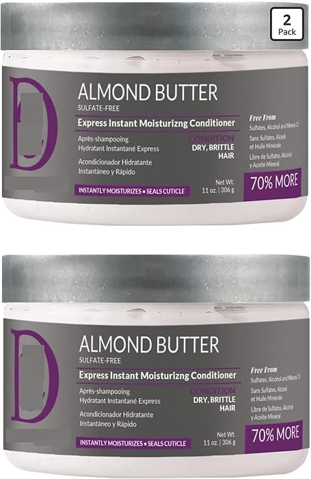 DEES Design Essential Almond Butter Express Instant Moisturizing Conditioner 11oz (2pack) | Amazon (US)
