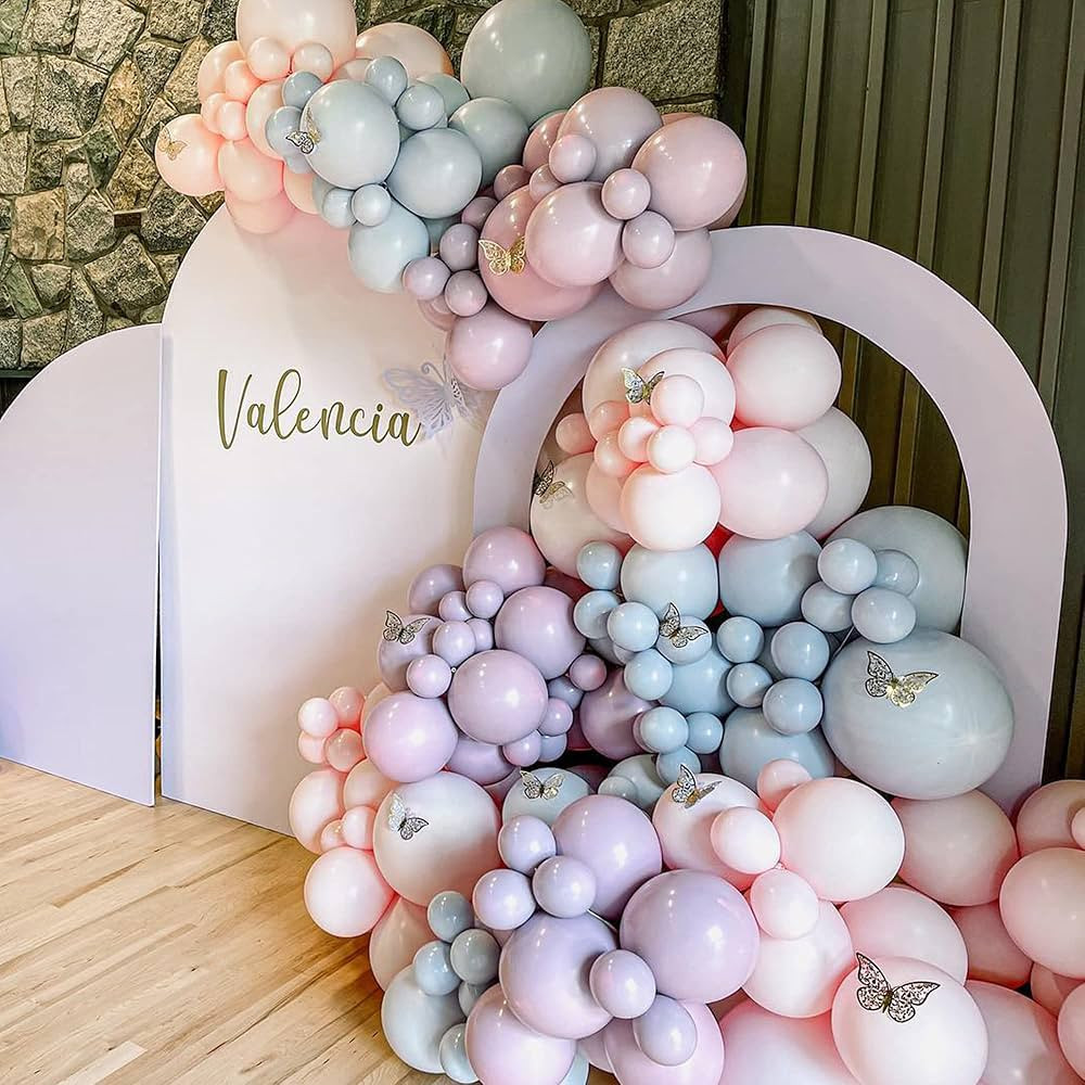 Amazon.com: DIY 108Pcs Double-Stuffed Balloon Garland Arch Kit - Decorating Strip Kit for Garland... | Amazon (US)