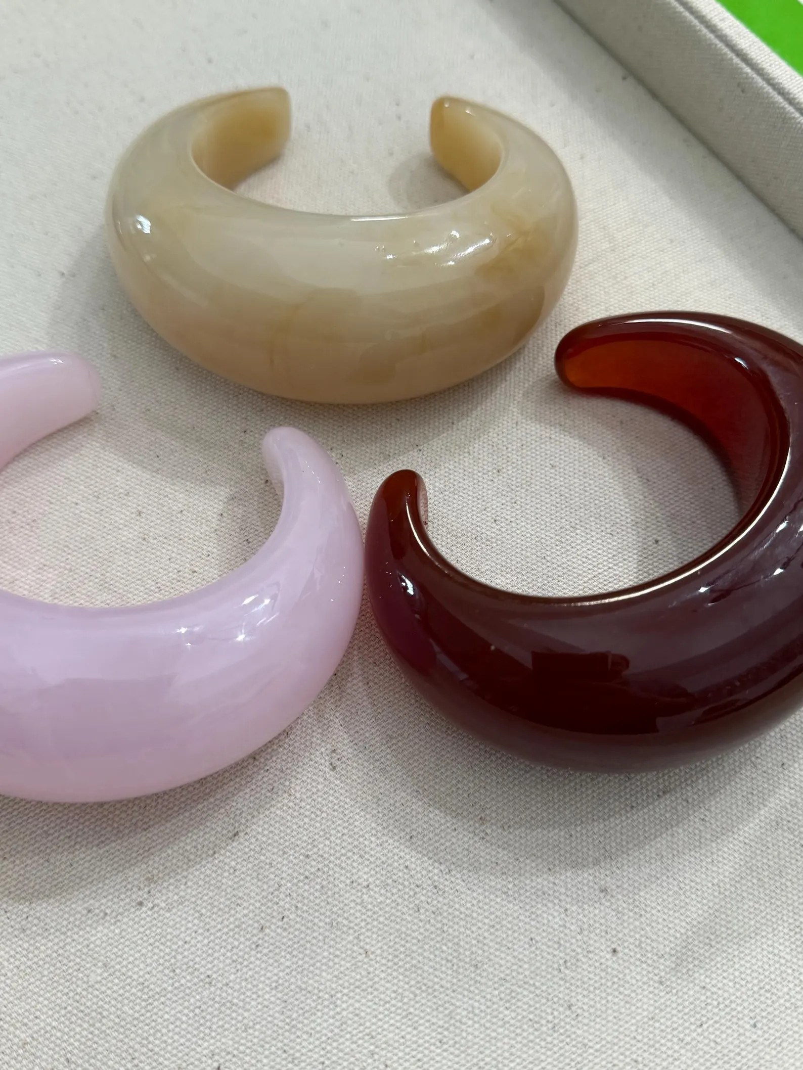Oversized Resin Open Cuff Bangle Bracelets | Chunky Fall Stackable Acrylic Bangles | Etsy (Global)