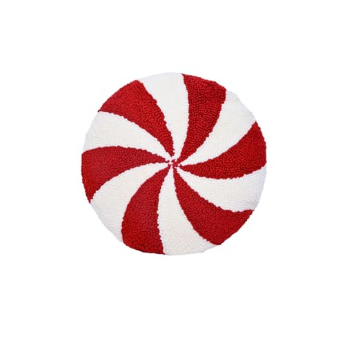 Christmas Pillows Candy Cane Pillow,Christmas Decorative Cute Plush Pillows,Friendly Festive Gift Decorative Pillows for Sof Couch Bedroom (33X33CM) | Amazon (US)