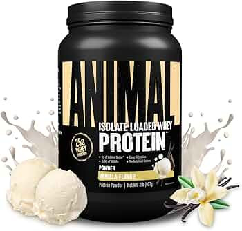 Animal Whey Isolate Protein Powder - Loaded for Pre & Post Workout Muscle Builder and Recovery wi... | Amazon (US)