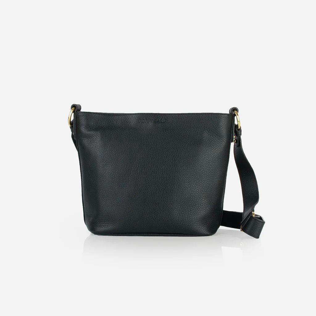 The Right Size Tote Black Pebble | Poppy Barley