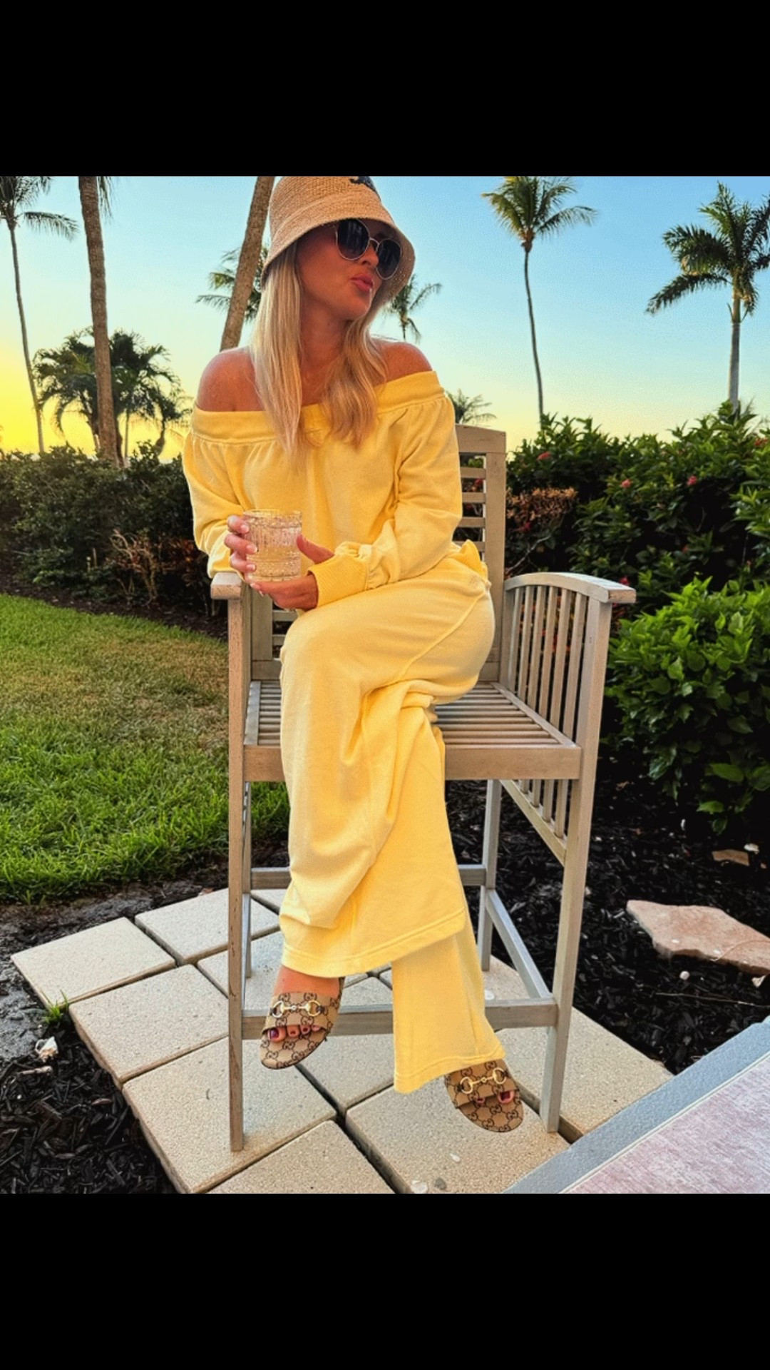 Wearing small! Love this jumpsuit so much and of course had to have the yellow!💛 my fave color! Lots of compliments on this one too!

Resort wear. Yellow. Jumpsuit. Vacay. Slides. Sandals. Gucci 

#LTKgrwm #LTKTravel #LTKootd