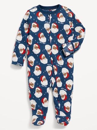 Unisex Sleep & Play 2-Way-Zip Footed One-Piece for Baby | Old Navy (US)