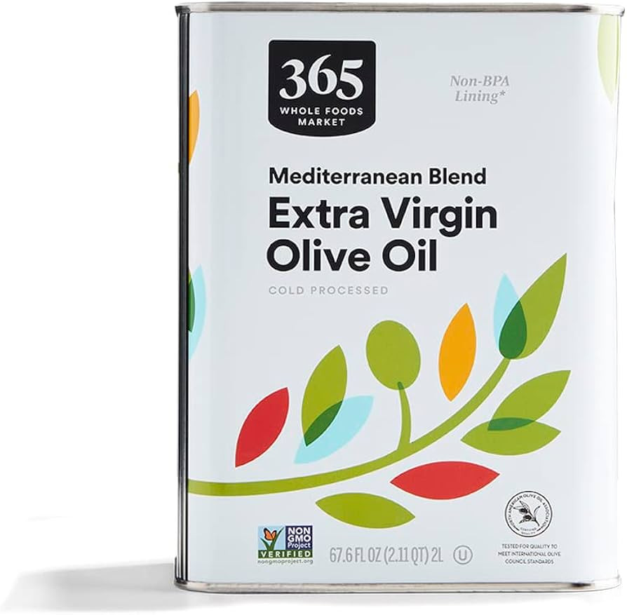 365 by Whole Foods Market, Mediterranean Blend Extra Virgin Olive Oil, 67.6 Fl Oz | Amazon (US)