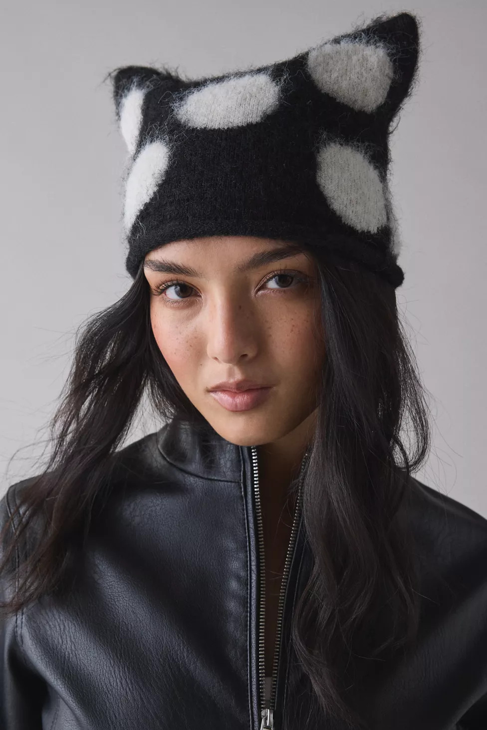 Mylo Polka Dot Pattern Beanie | Urban Outfitters (US and RoW)