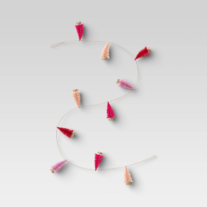 Bottlebrush Garland Pink - Opalhouse™ | Target