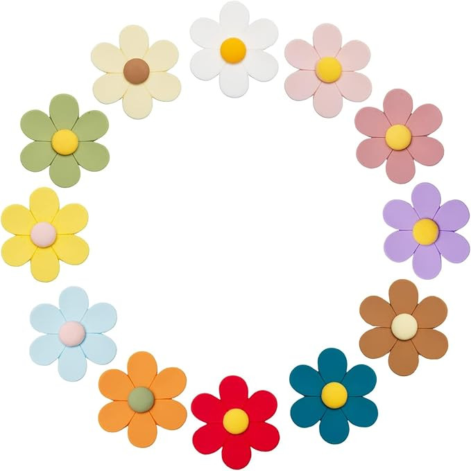 Cute Flower Fridge Magnet for Adult, Funny Refrigerator Decorative Magnets for Kitchen, Locker an... | Amazon (US)