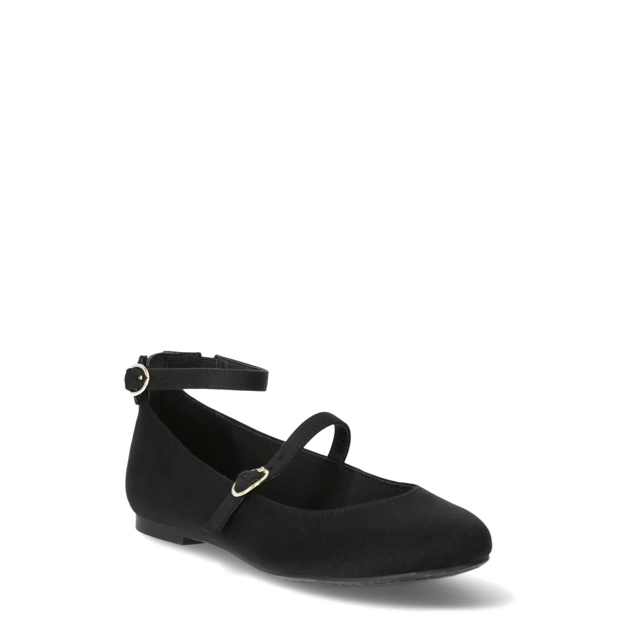 No Boundaries Women's Ankle-strap Mary Jane Flat | Walmart (US)