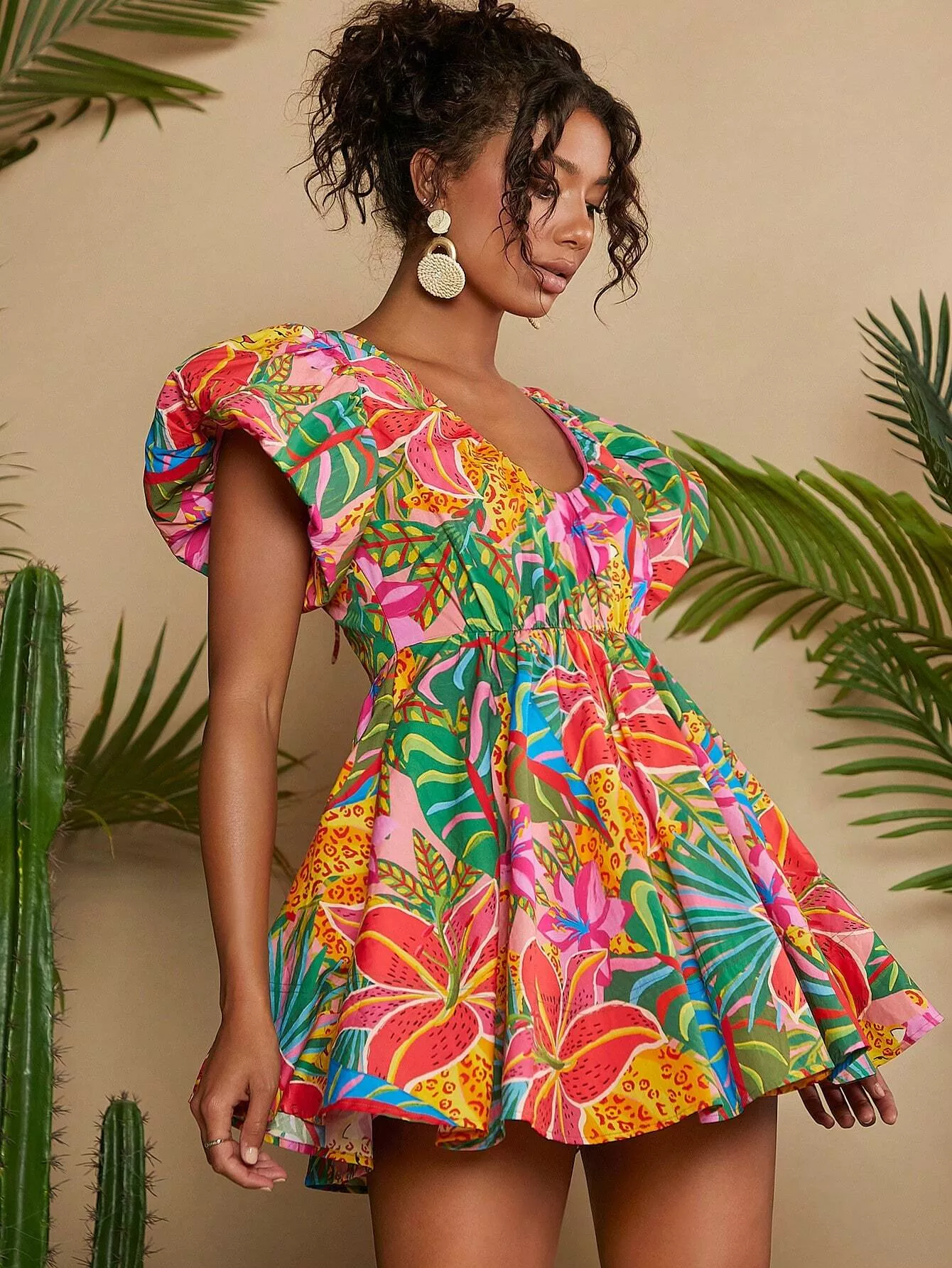 SHEIN VCAY Tropical Print … curated on LTK