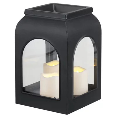 New!Red Shed  Metal Lantern with Trio of Candles Plug-In Wax Warmer | Tractor Supply