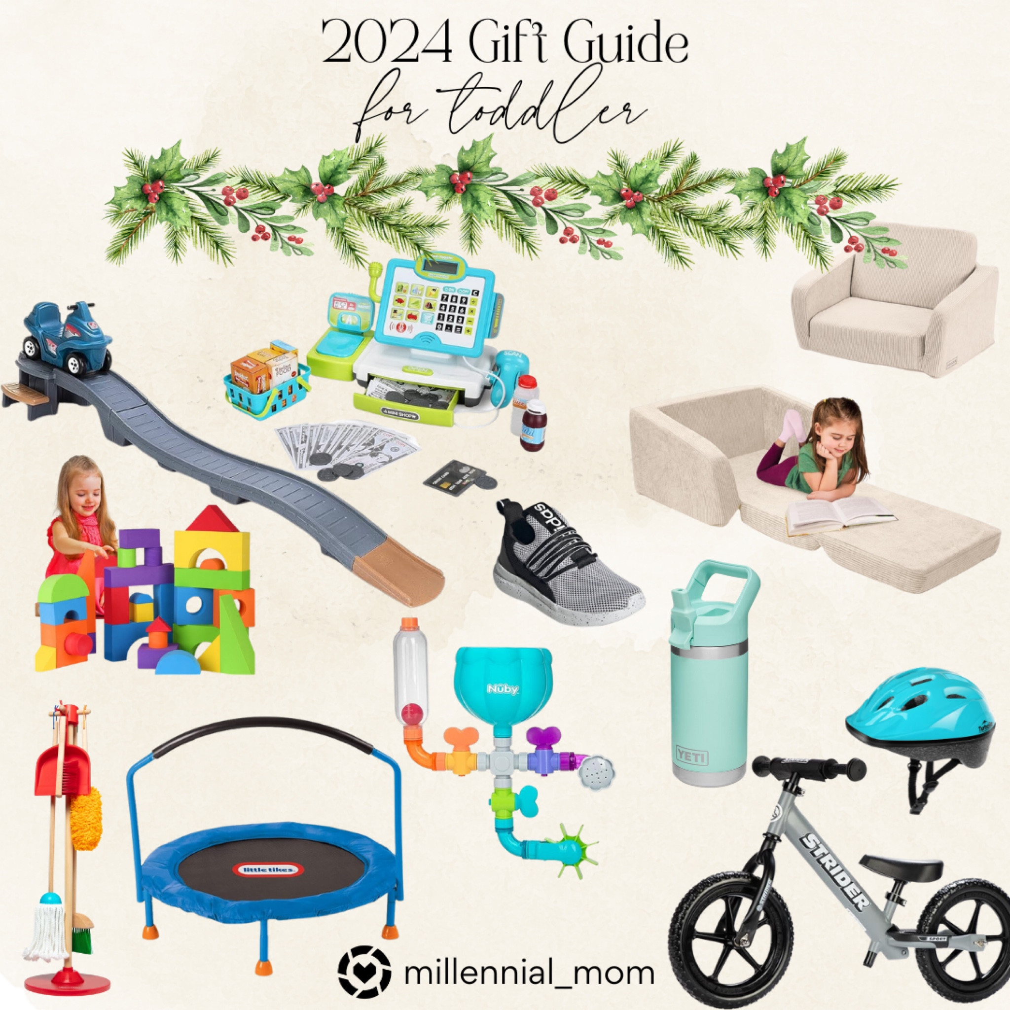 2024 gift guide for toddlers 🪁

Gift guide, gift guide for toddler, gifts for toddler, gift ideas, gift ideas for toddler, Christmas, Christmas gift ideas, toddler, toddler girl, toddler boy, toddler mom, millennial mom

#LTKGiftGuide #LTKCyberWeek #LTKKids
